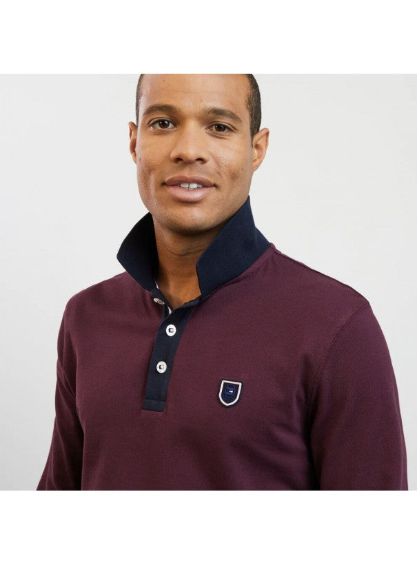 Eden Park Passe Long Sleeve Polo