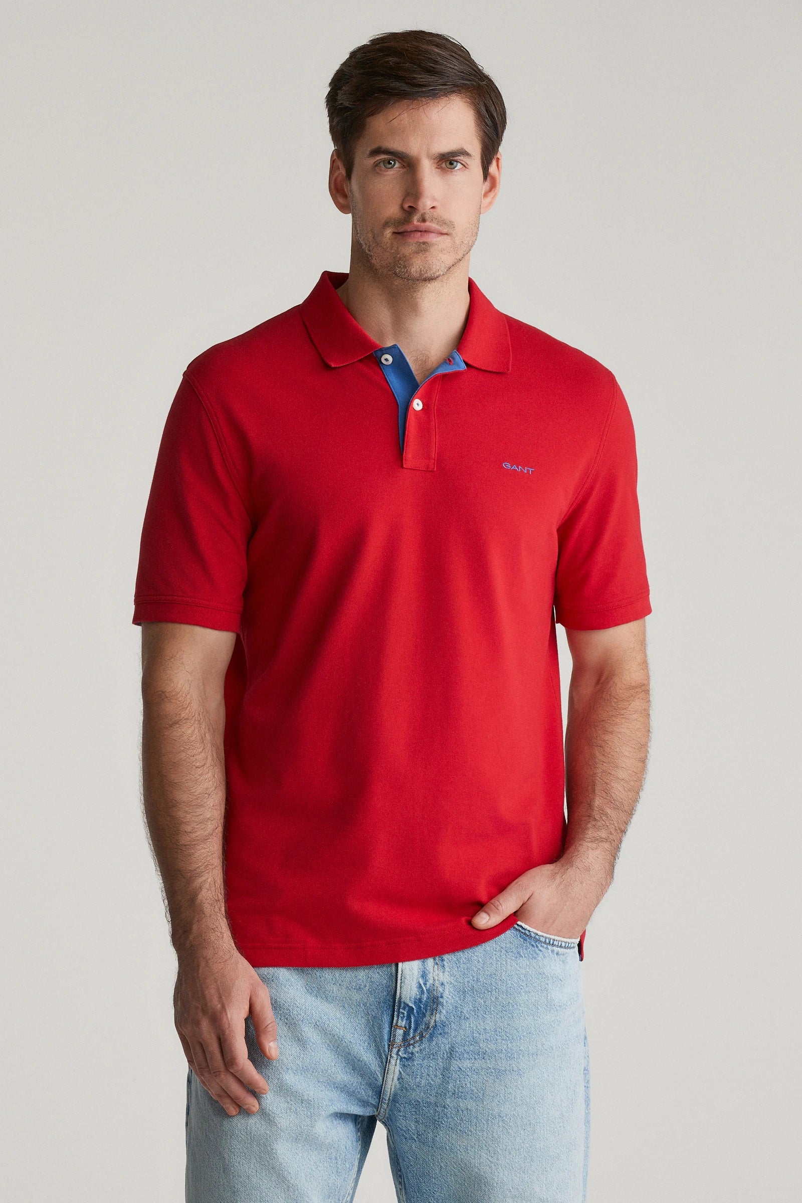 Gant Regular Fit Contrast Pique Polo (2062026) 447