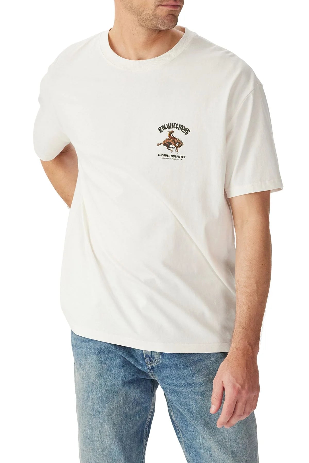 RM Williams Cloudbuster Print Logo T-shirt