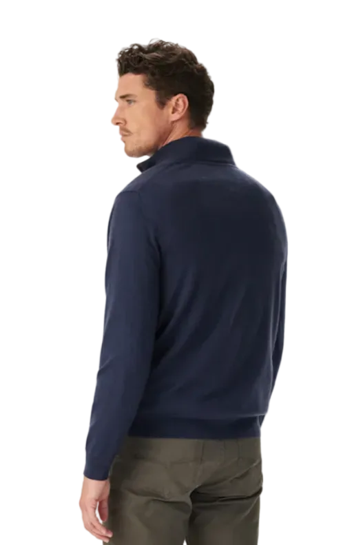 RM Williams Ernest 1/4 Zip Merino Wool Knit