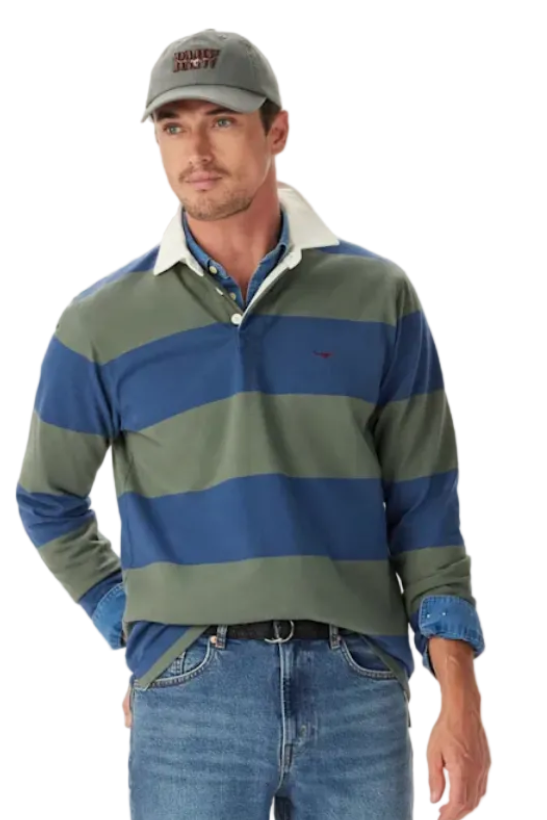 RM Williams Jones Stripe Rugby Jersey