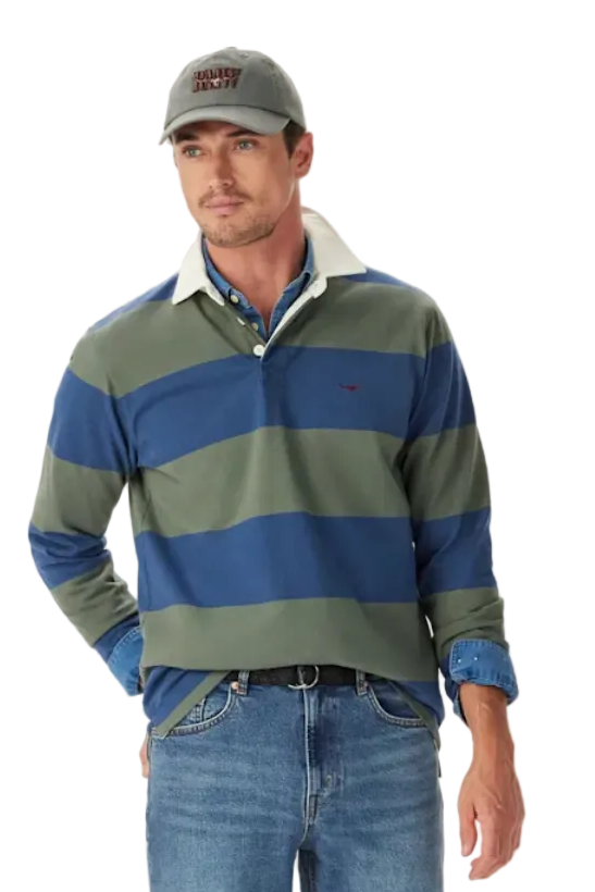 RM Williams Jones Stripe Rugby Jersey