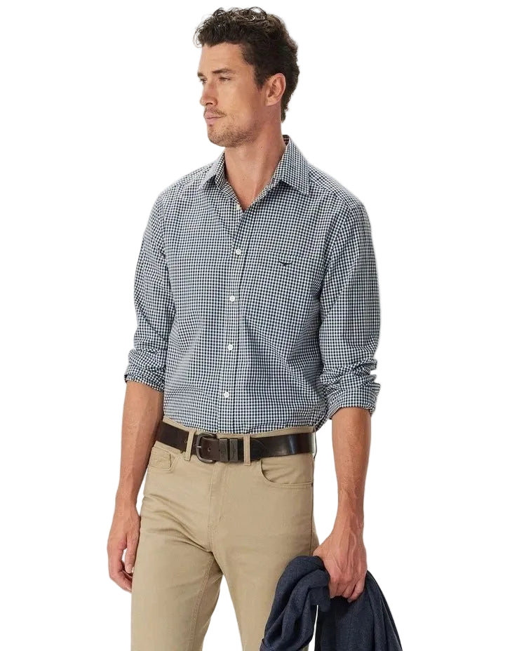 RM Williams Mogo Poplin Check Shirt