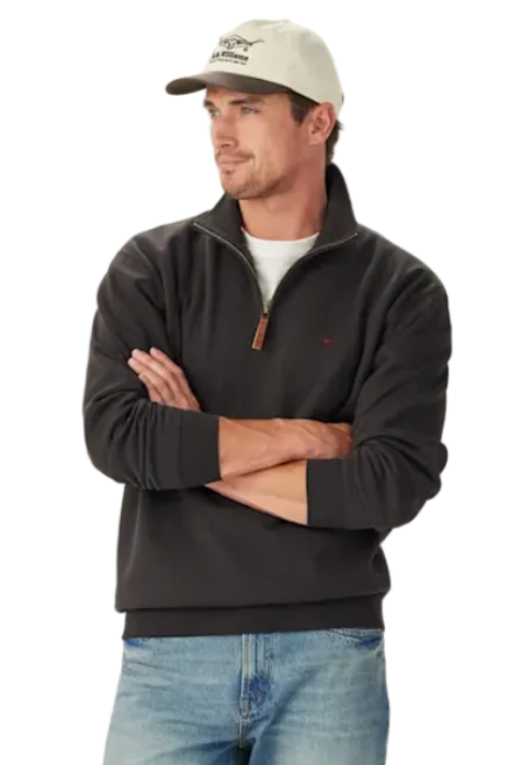 RM Williams Mulyungarie Half Zip Sweatshirt