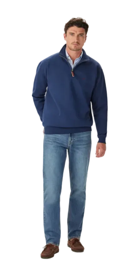 RM Williams Mulyungarie Half Zip Sweatshirt
