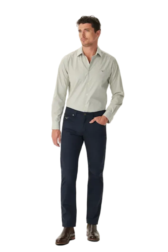 RM Williams Sommers Poplin Stripe Shirt