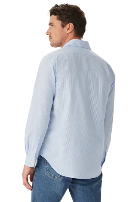 RM Williams Sommers Poplin Stripe Shirt