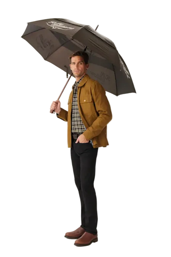 RM Williams Script Logo Golf umbrella
