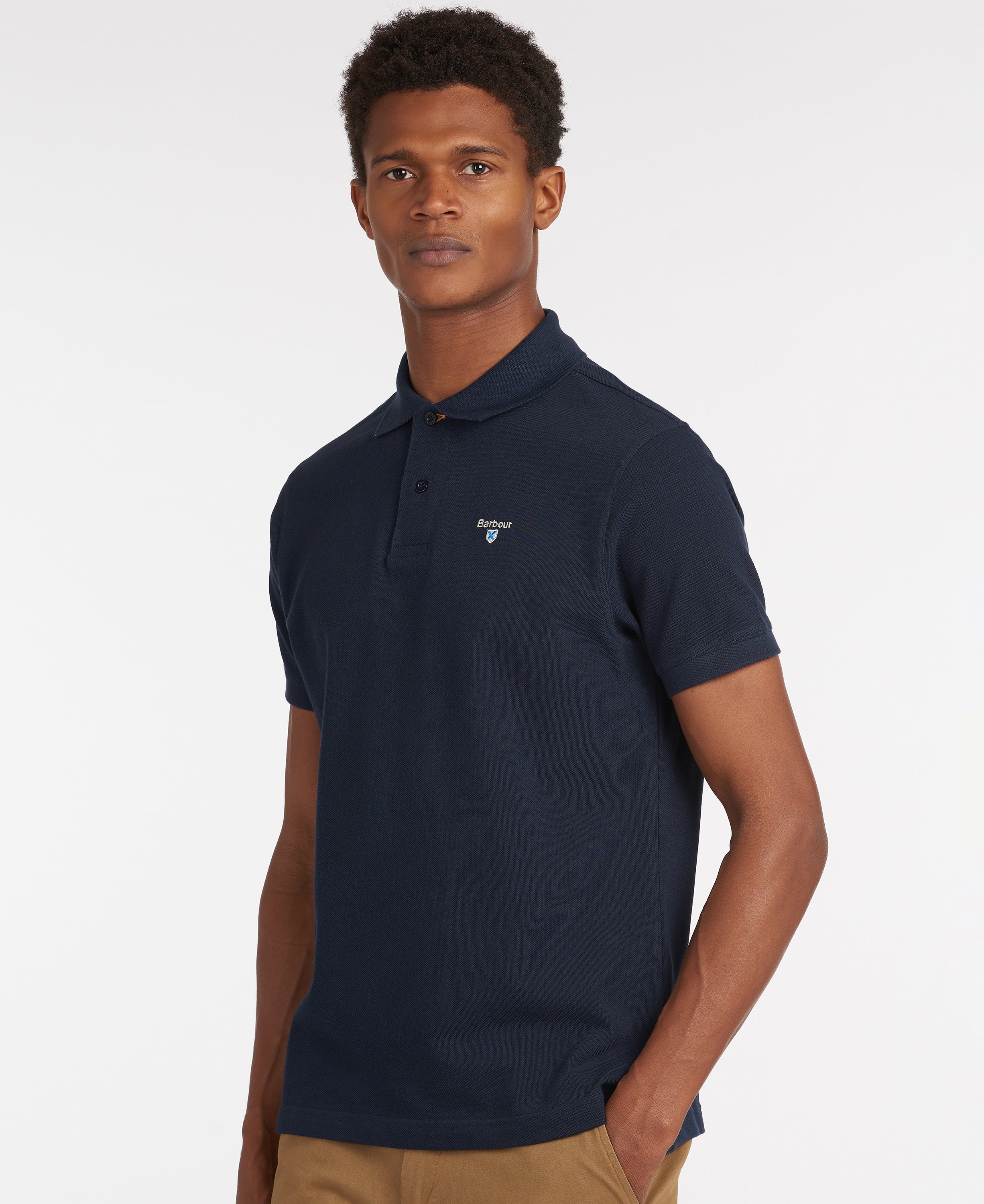 Barbour Tartan Pique Polo Shirt MML0012