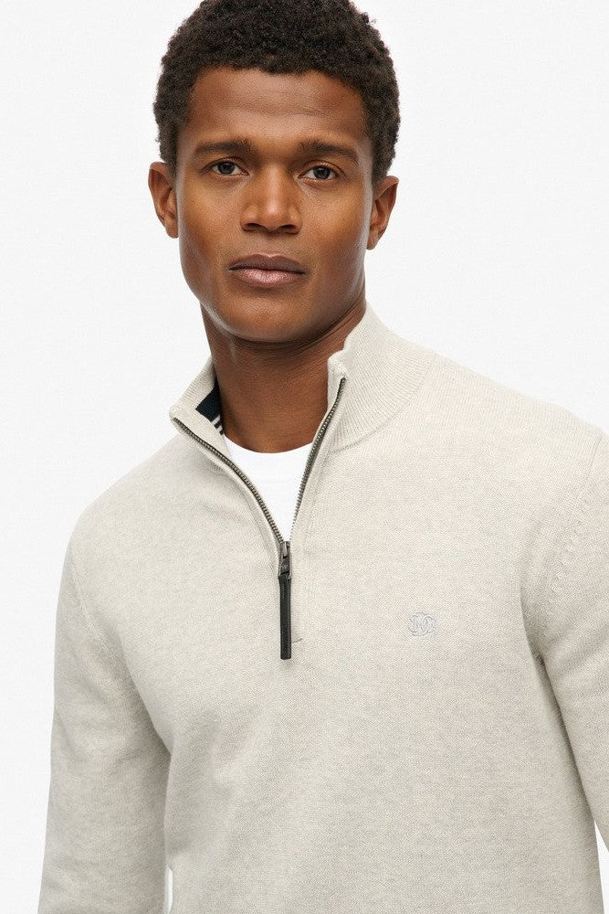 Superdry Essential Cotton Half Zip Knit M6110690