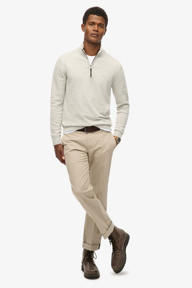 Superdry Essential Cotton Half Zip Knit M6110690