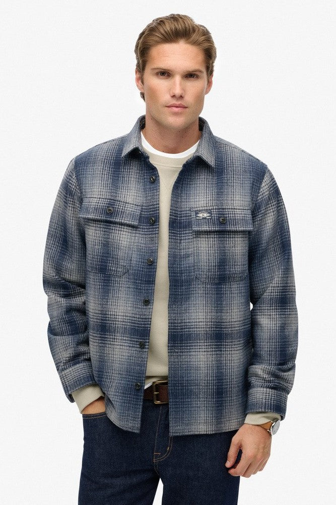 Superdry Wool Miller Overshirt M4011050A