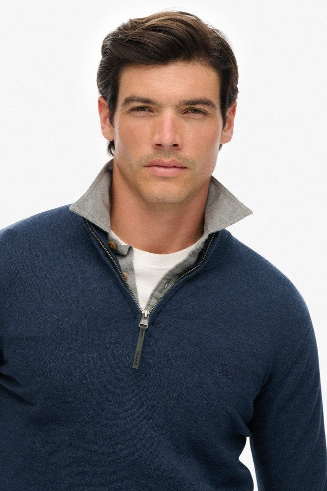 Superdry Essential Cotton Half Zip Knit M6110690