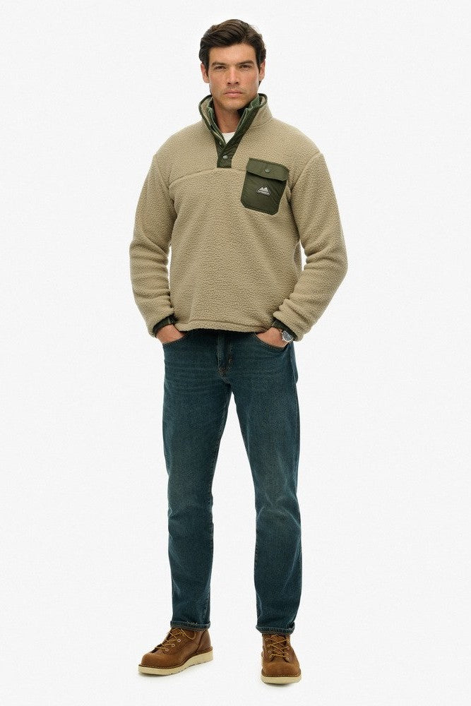 Superdry Fuji Fleece Half Pop Jumper M2014283A