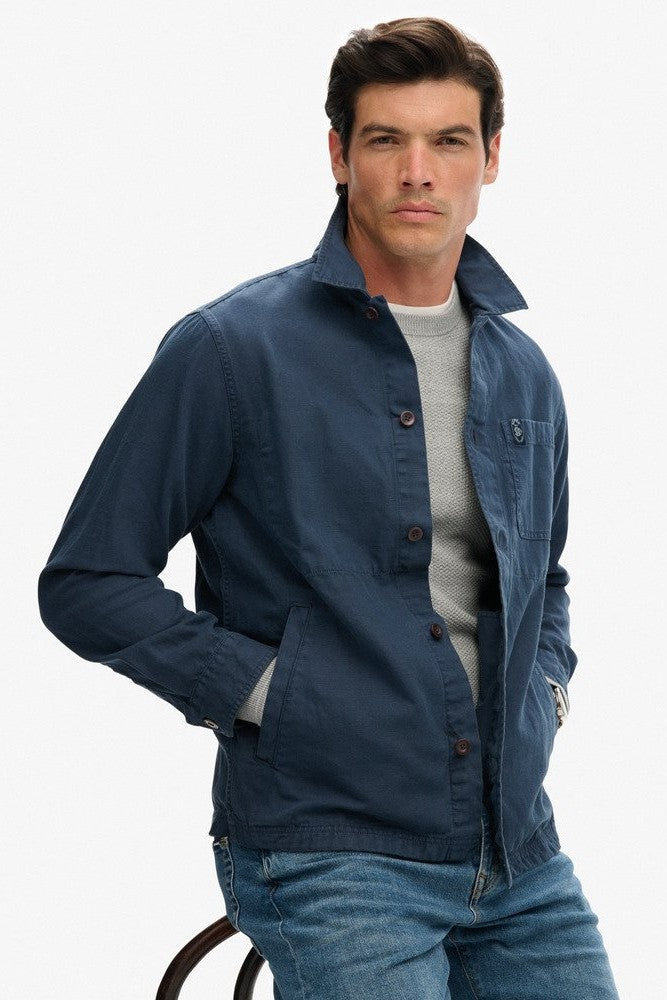 Superdry Linen Blend Overshirt M4011014A