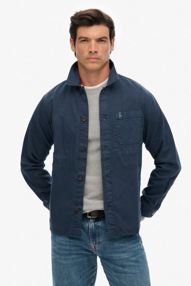 Superdry Linen Blend Overshirt M4011014A