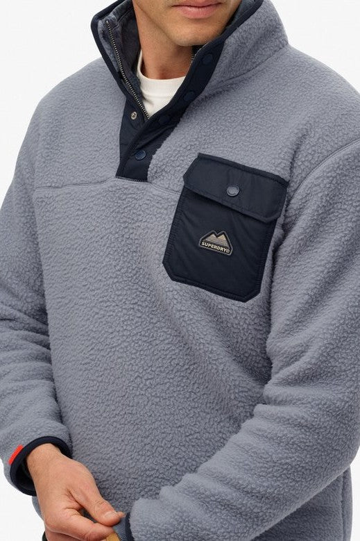 Superdry Fuji Fleece Half Pop Jumper M2014283A