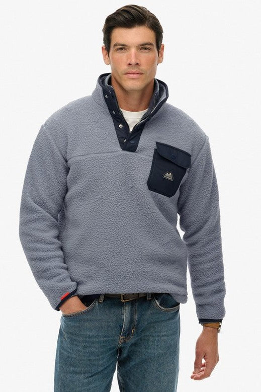 Superdry Fuji Fleece Half Pop Jumper M2014283A