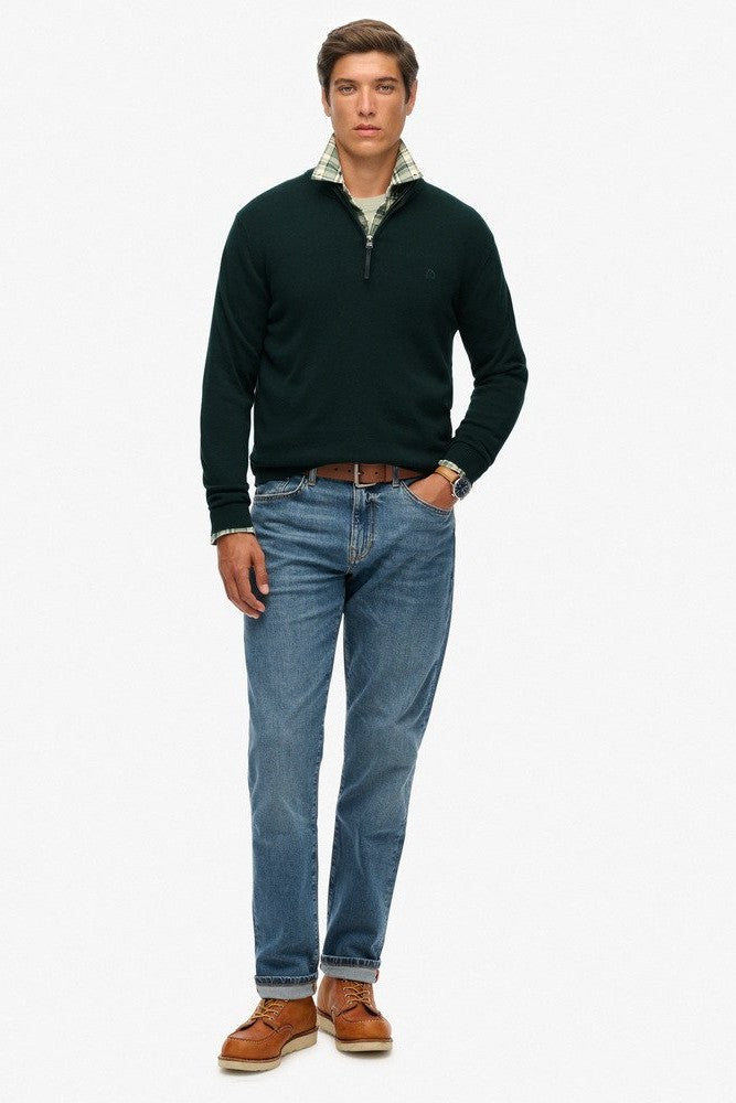 Superdry Essential Cotton Half Zip Knit M6110690