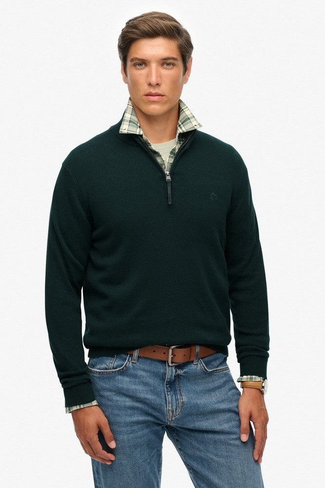 Superdry Essential Cotton Half Zip Knit M6110690