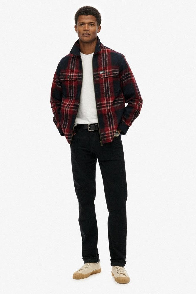 Superdry Wool Miller Zip Overshirt M4011063A