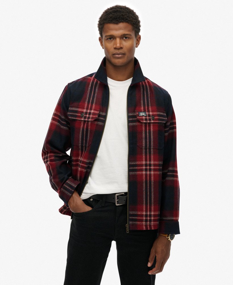 Superdry Wool Miller Zip Overshirt M4011063A