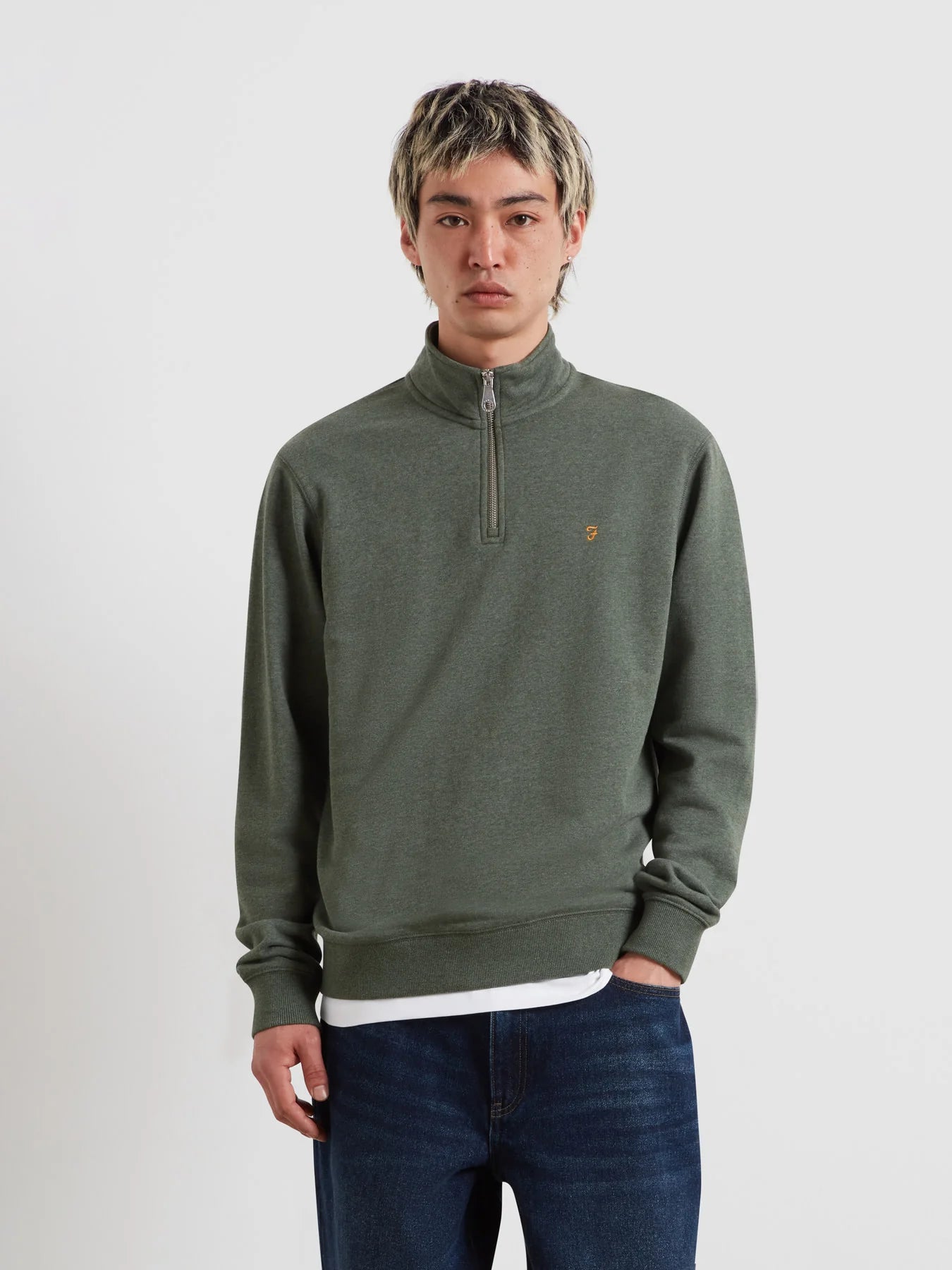 Farah Arnold Quarter Zip Sweatshirt