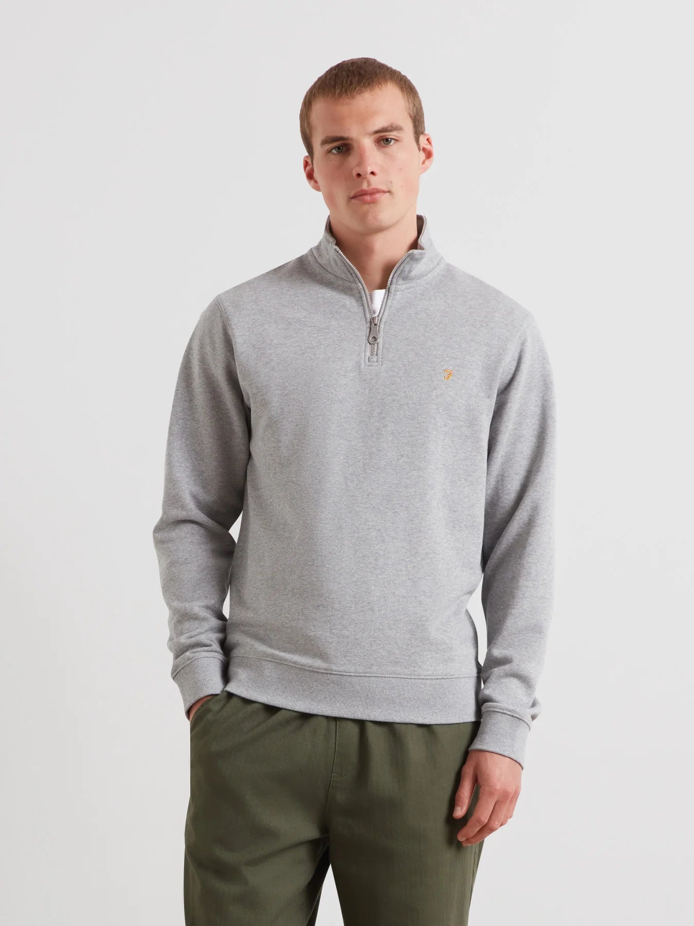 Farah Arnold Quarter Zip Sweatshirt